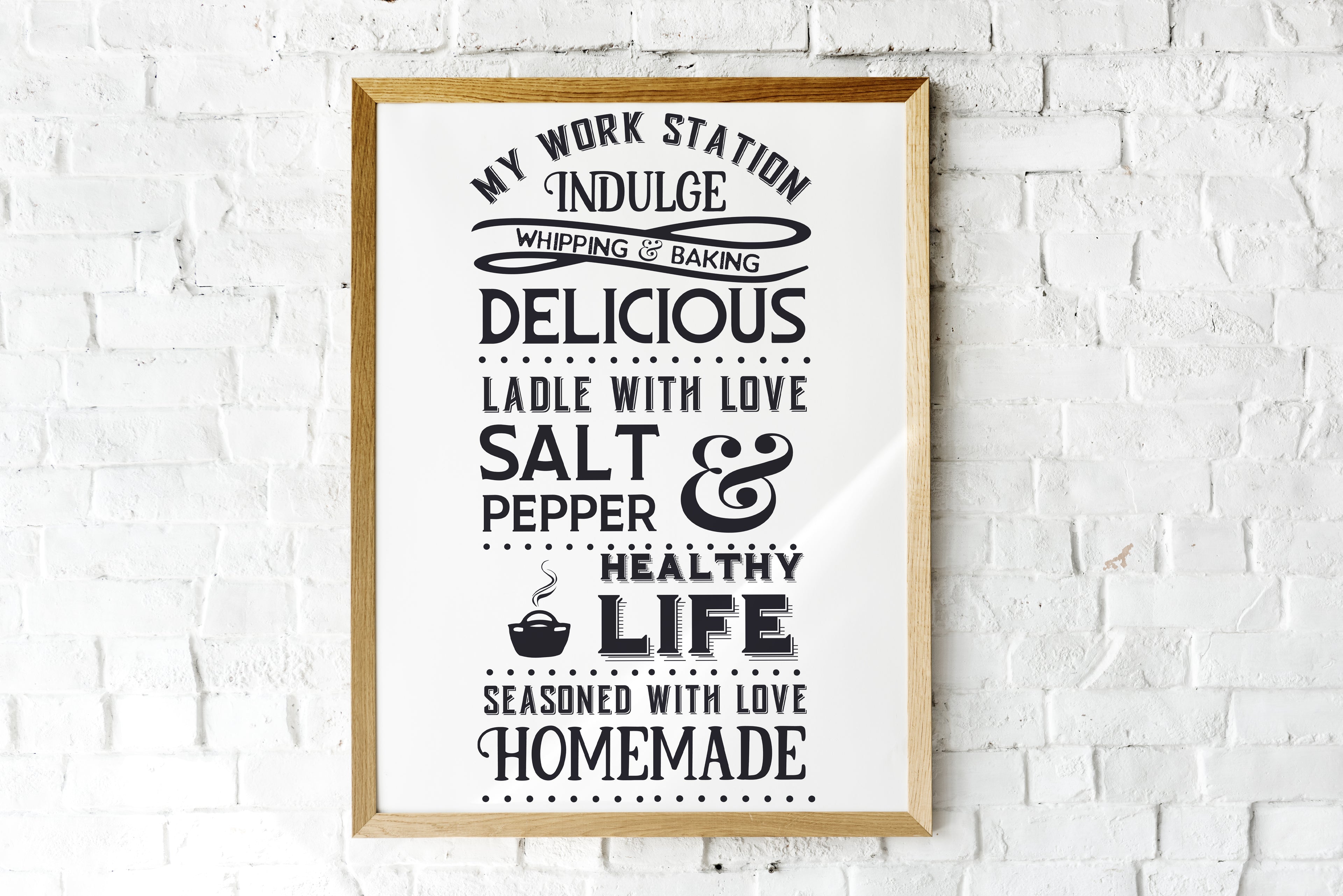 My Work Station Indulge Print