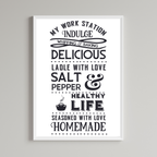 My Work Station Indulge Print