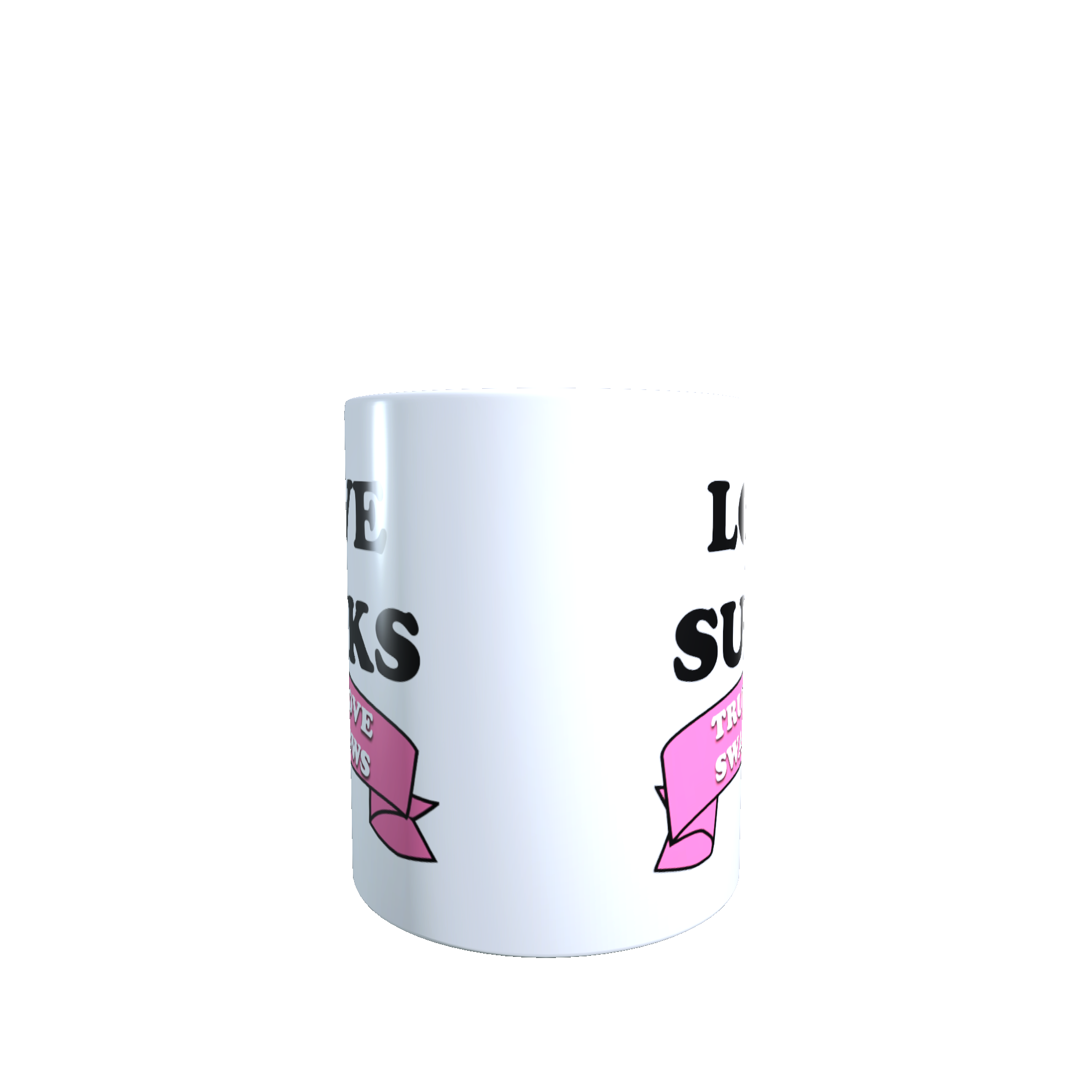Love Sucks True Love Swallows Mug