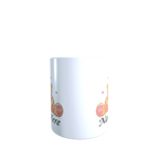 Valentines Mug lifestyle view - white ceramic printed mug by Perrys Prints