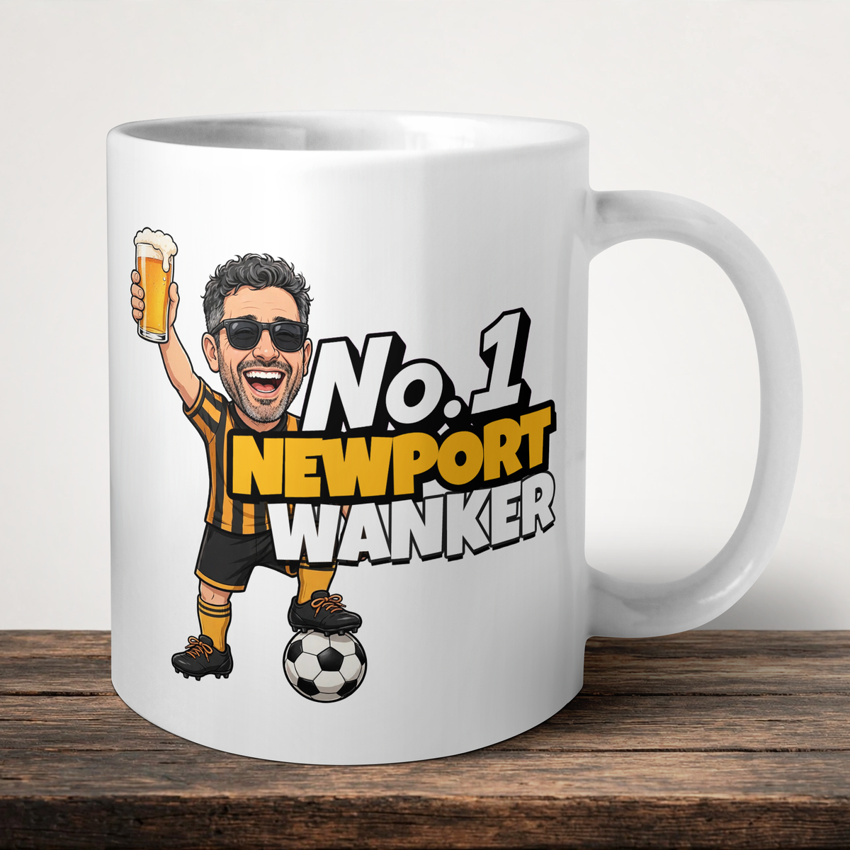 Newport County No.1 Wanker Football Mug