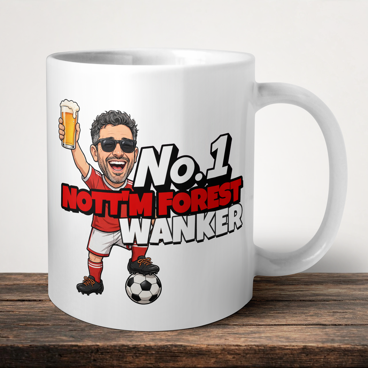 Nottingham Forest No.1 Wanker Football Mug