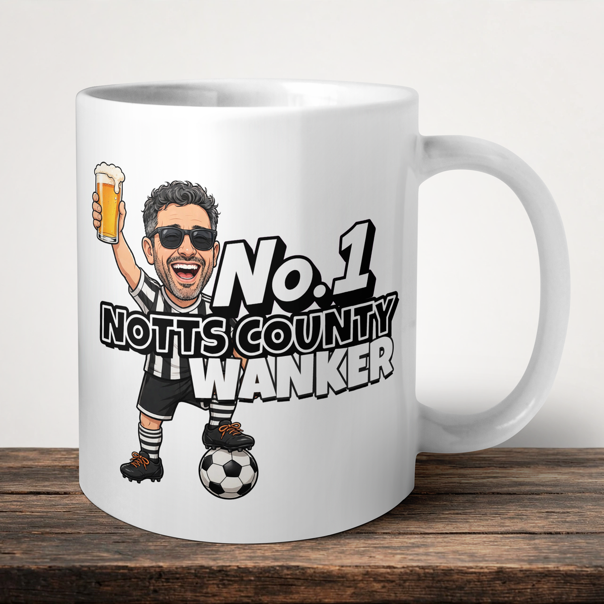 Notts County No.1 Wanker Football Mug