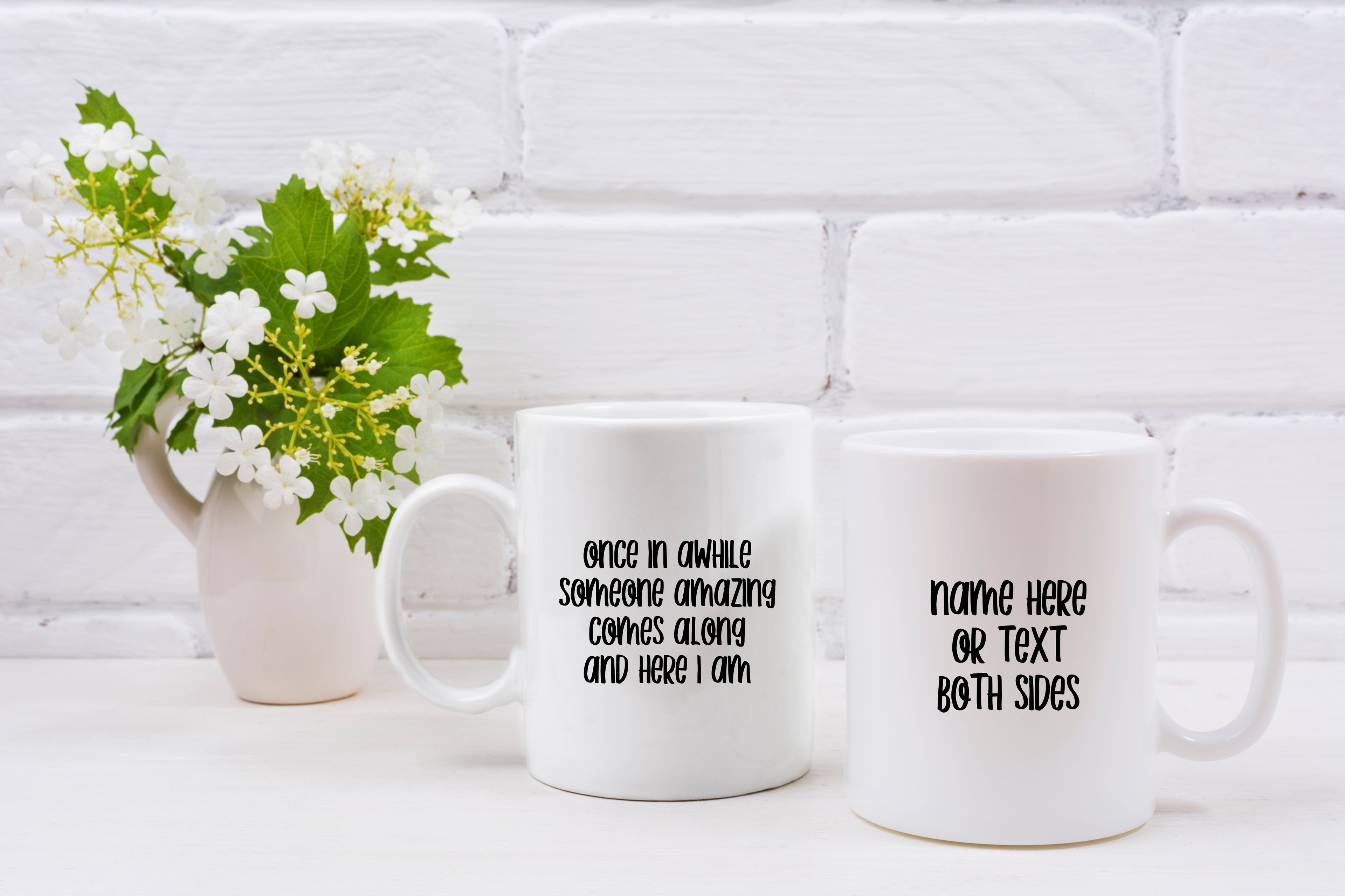 Once In A While Someone Amazing Comes Along And Here I Am Mug