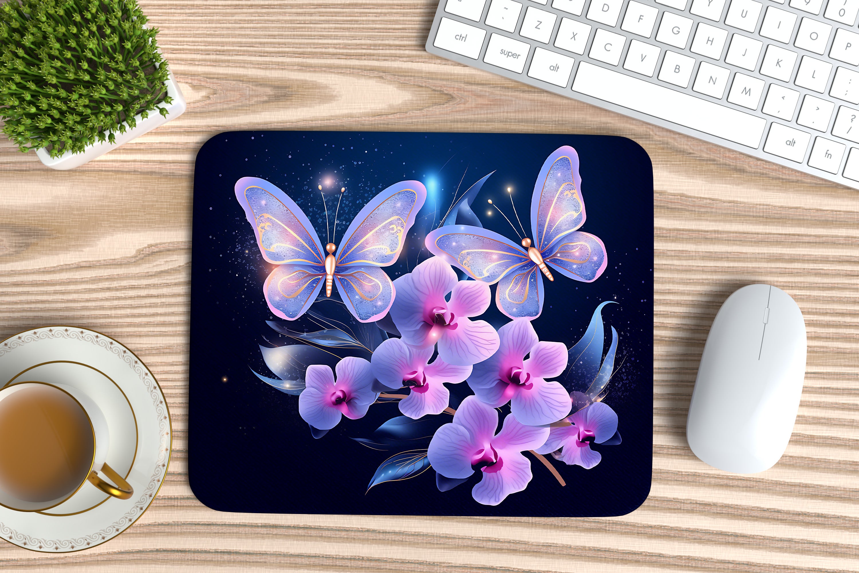 Orchid Design 2 Mousemat