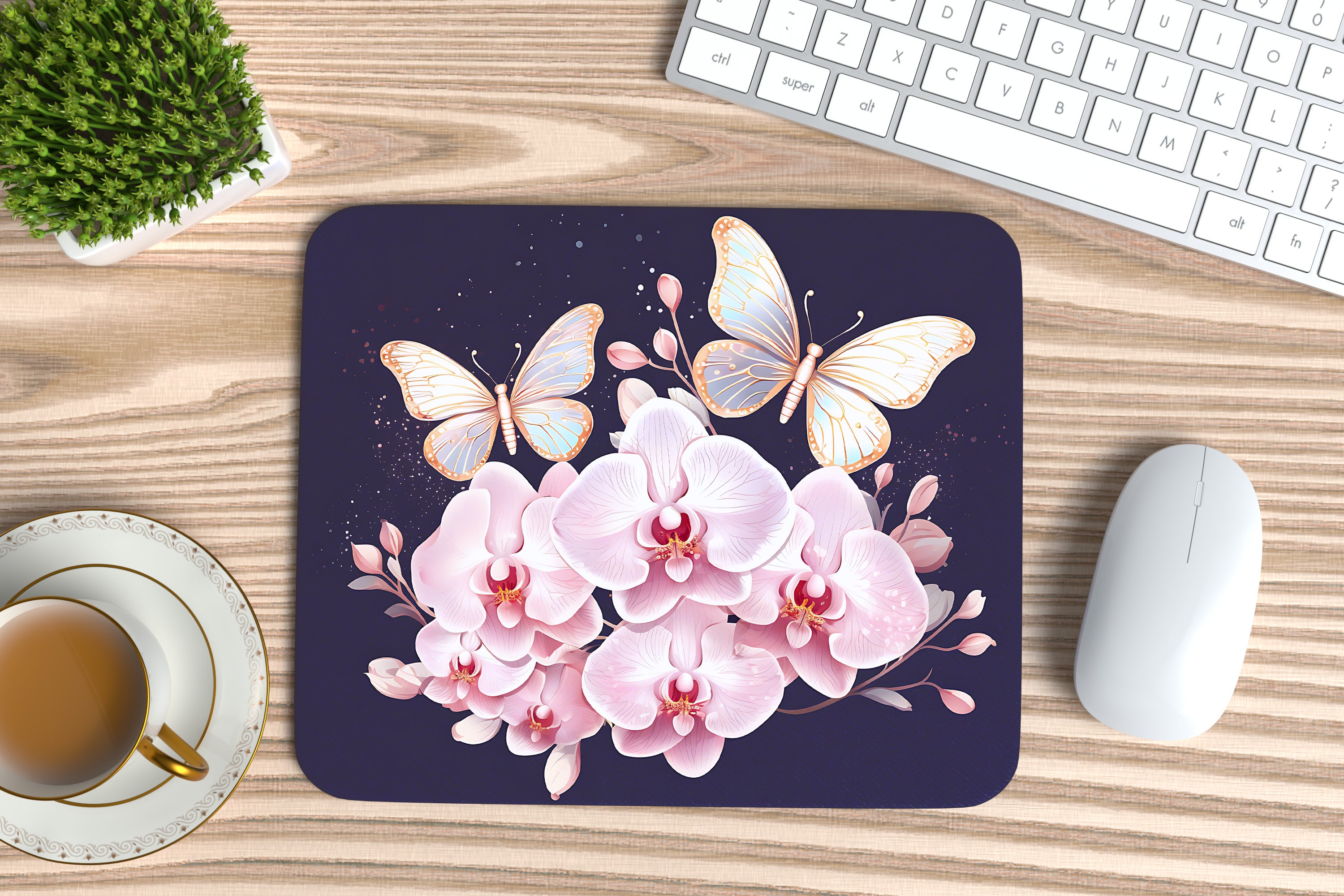 Orchid Design 1 Mousemat