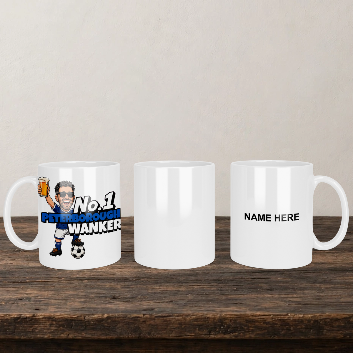 Peterborough United No.1 Wanker Football Mug