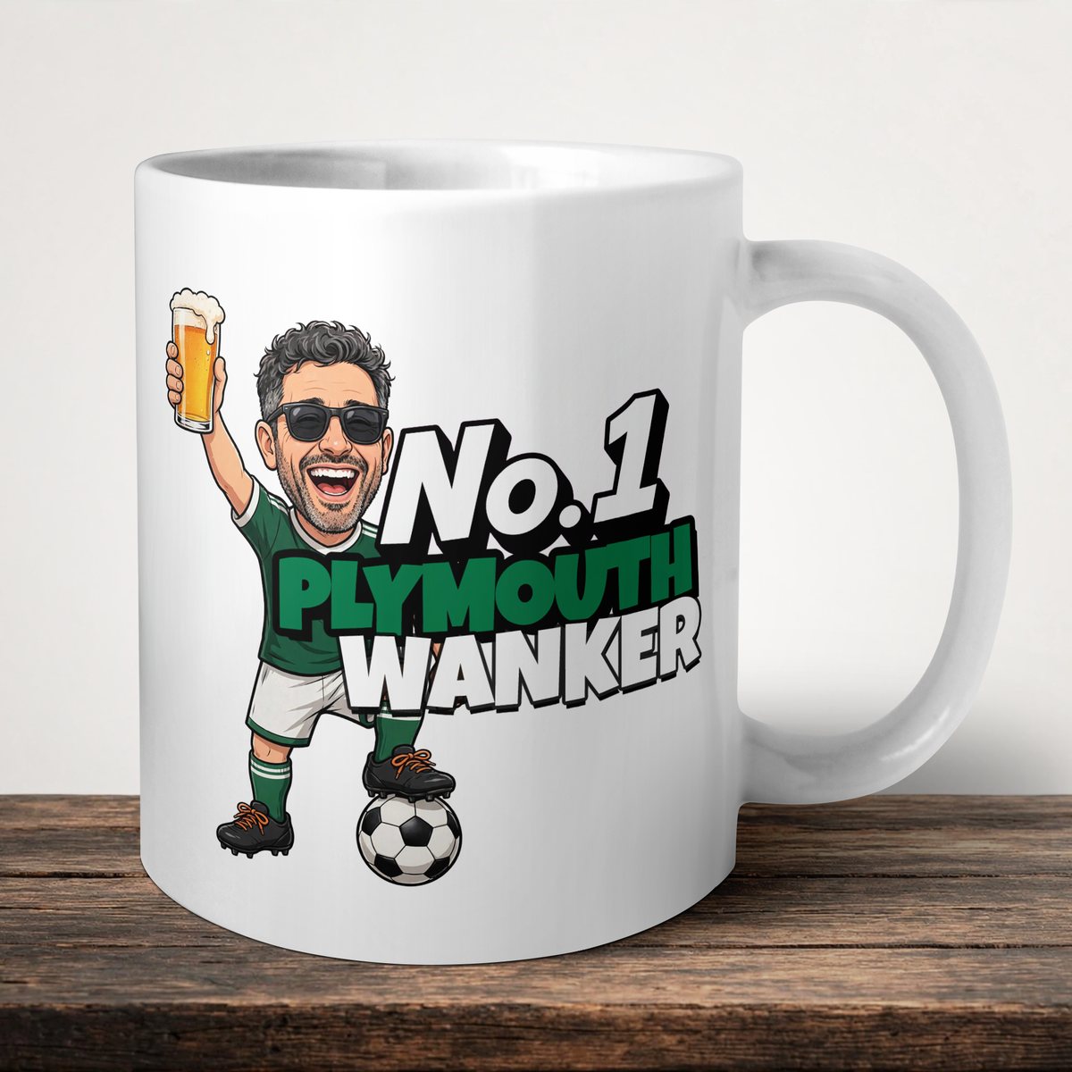 Plymouth Argyle No.1 Wanker Football Mug