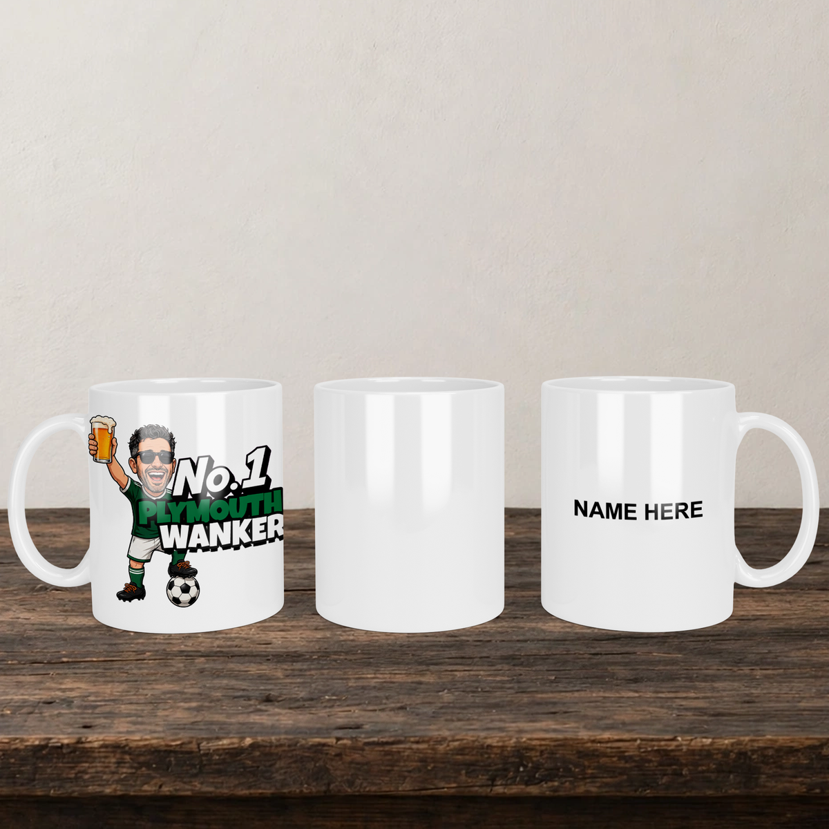 Plymouth Argyle No.1 Wanker Football Mug