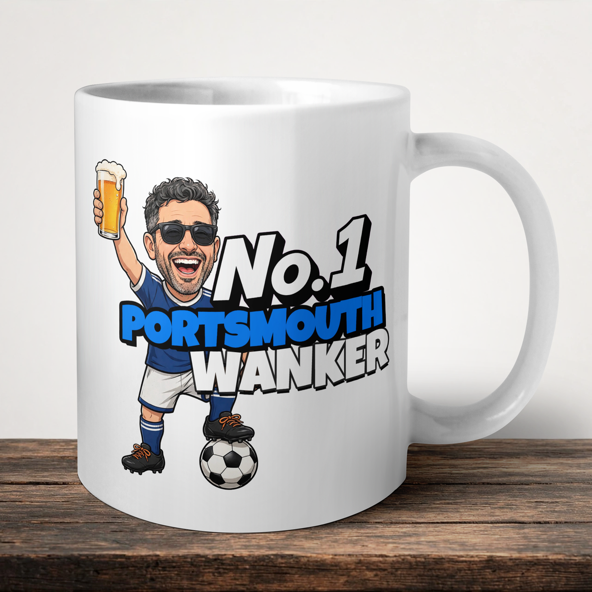 Portsmouth No.1 Wanker Football Mug