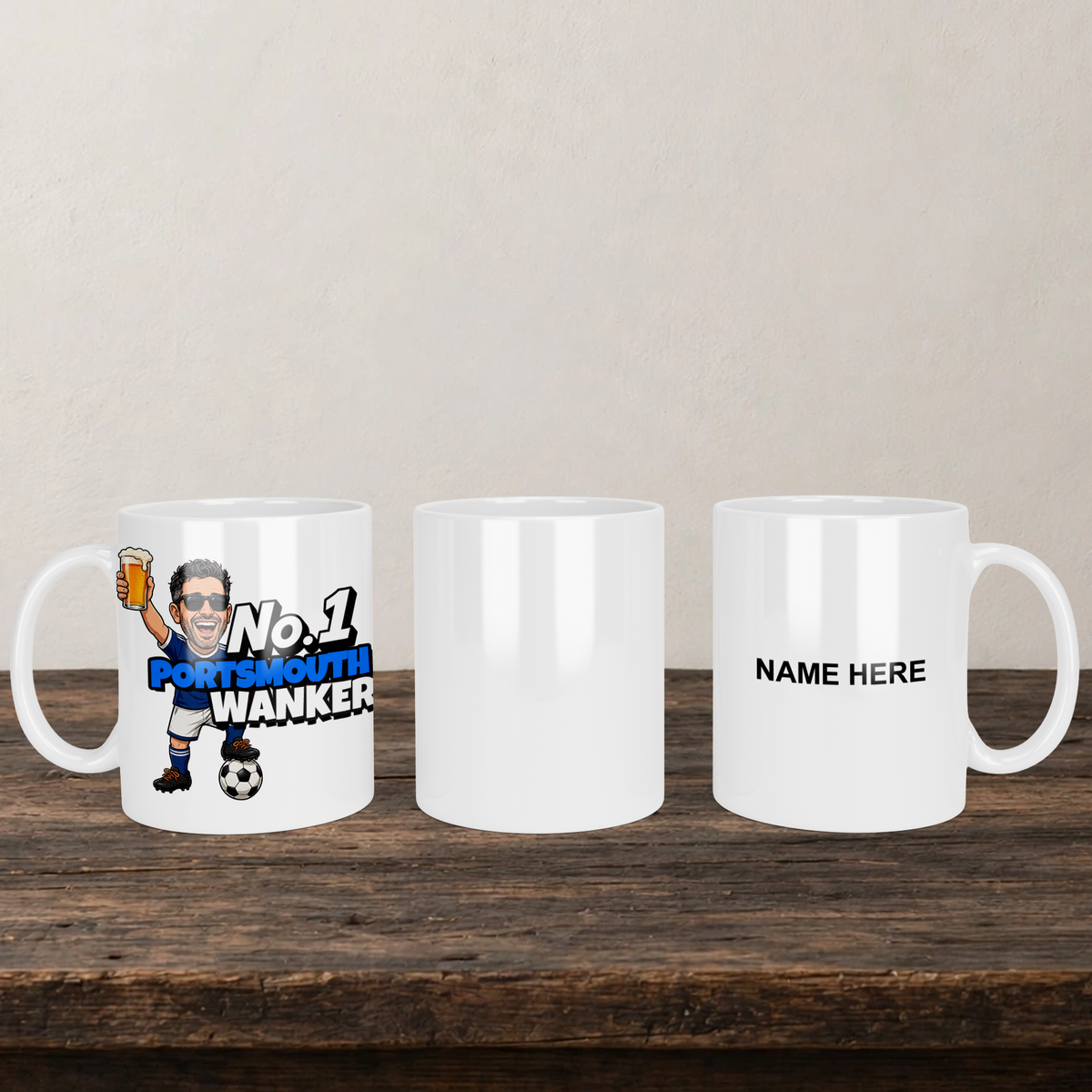 Portsmouth No.1 Wanker Football Mug