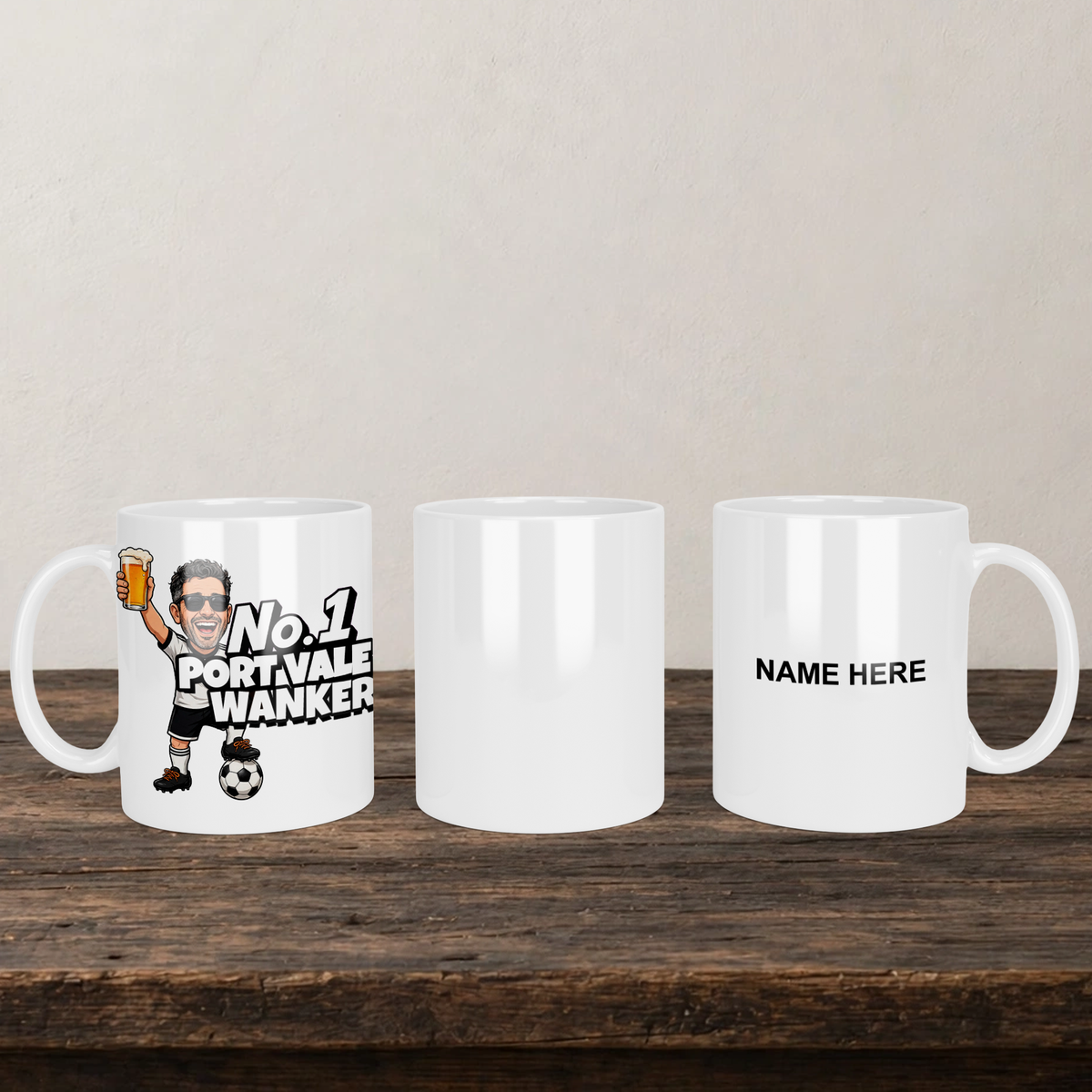 Port Vale No.1 Wanker Football Mug