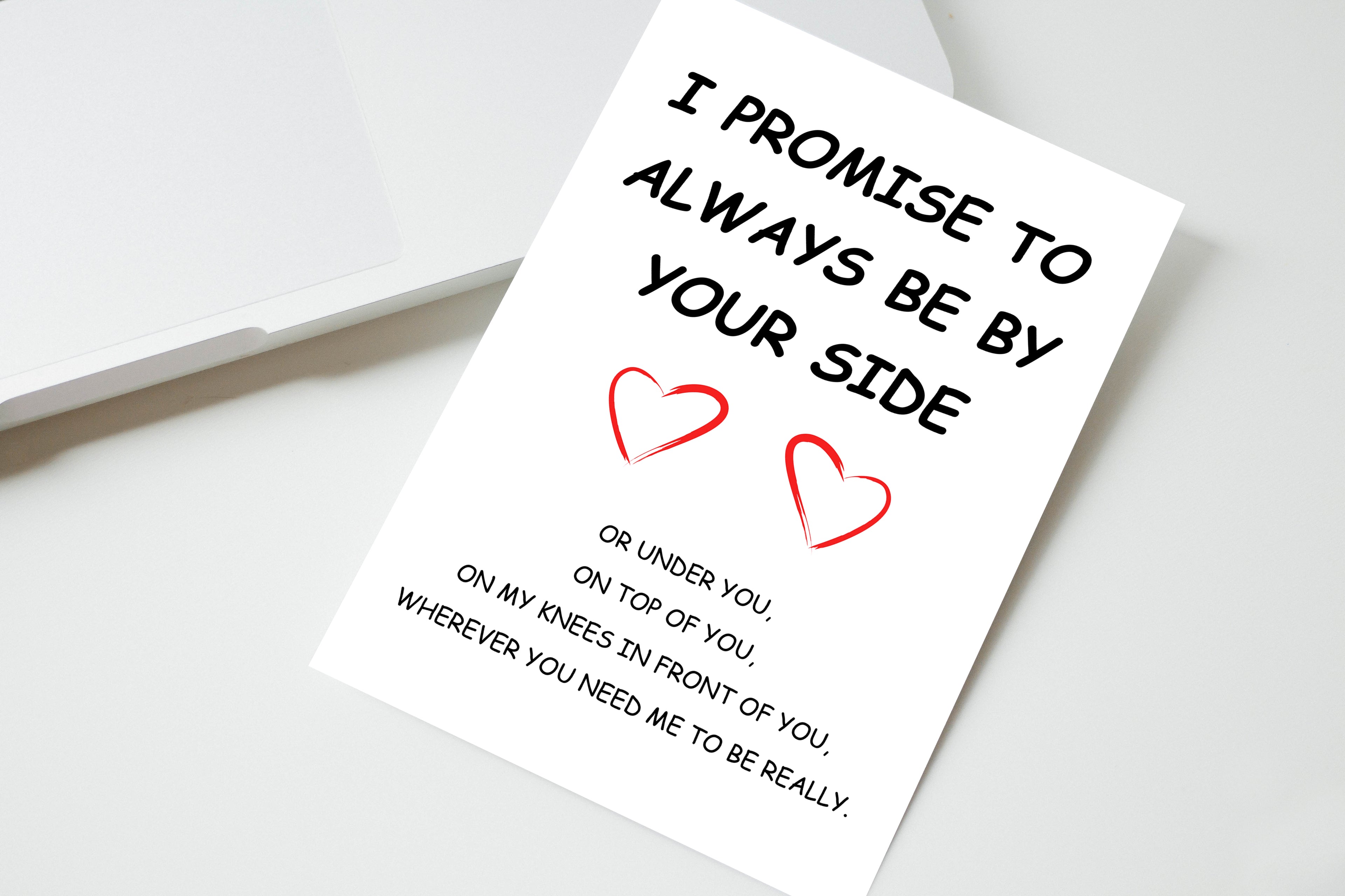 I Promise To Always Be By Your Side Card