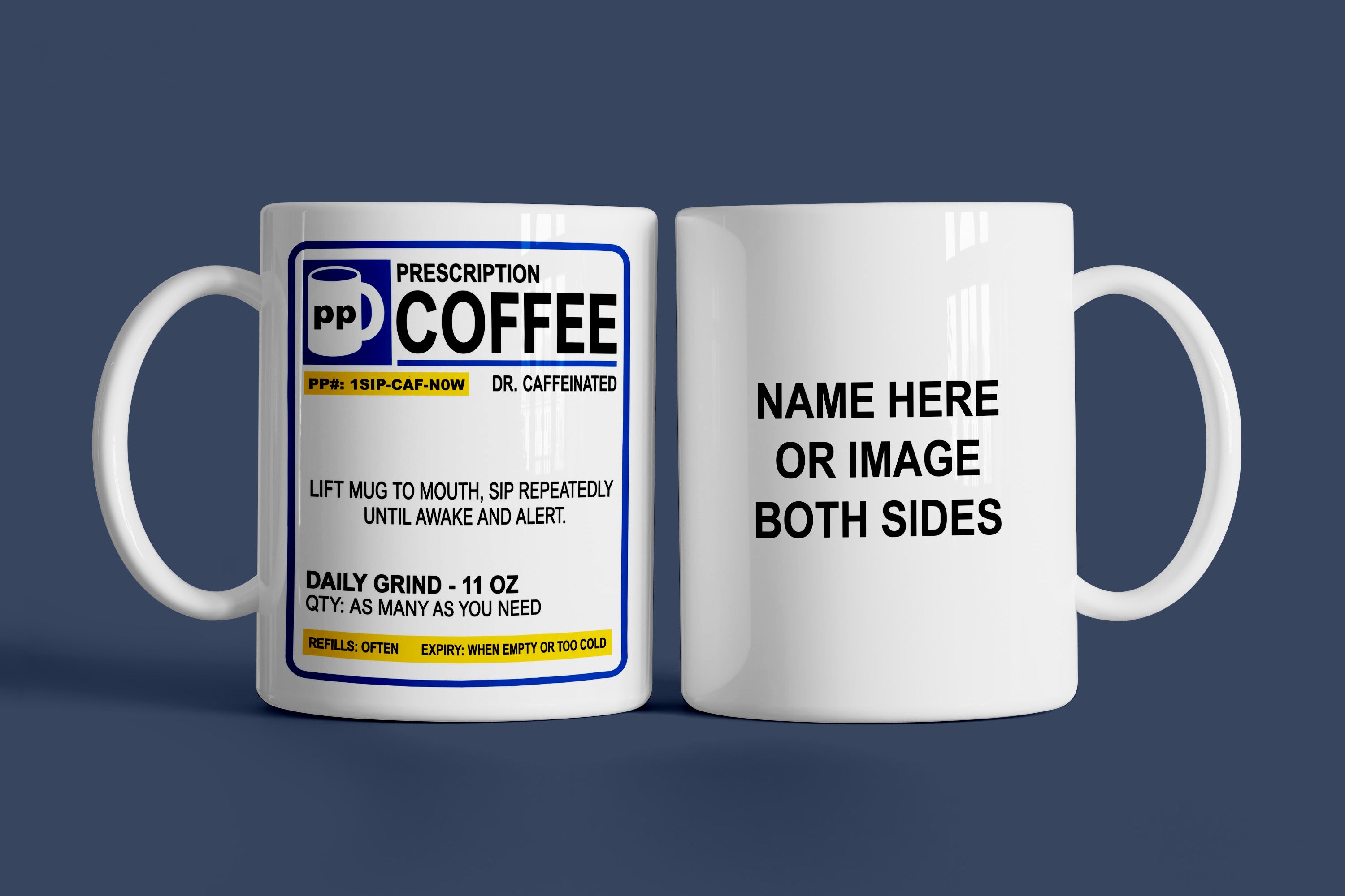 Prescription Personalised Coffee Mug