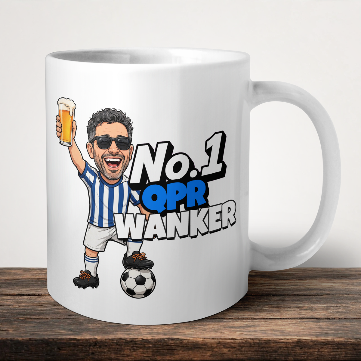 QPR No.1 Wanker Football Mug