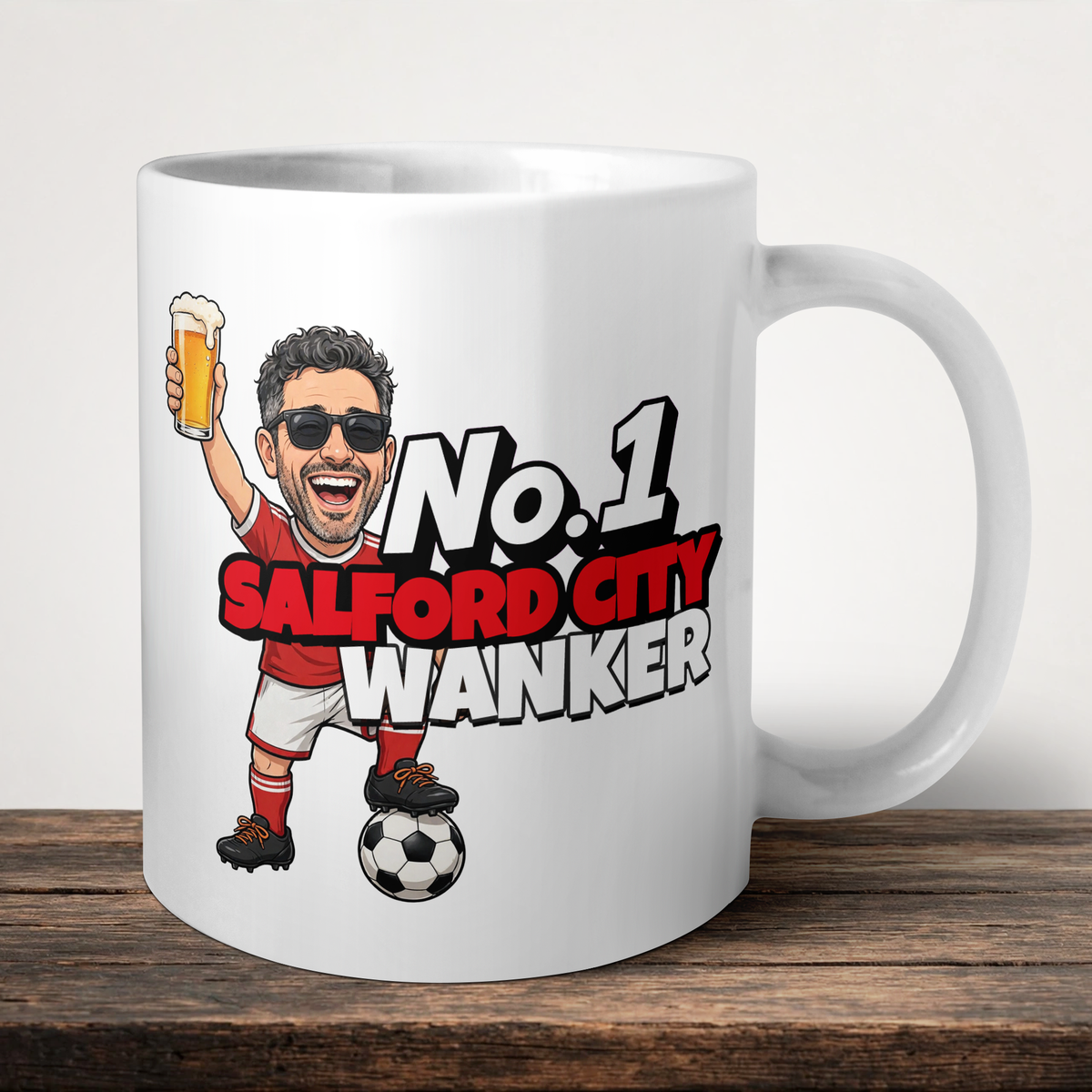 Salford City No.1 Wanker Football Mug