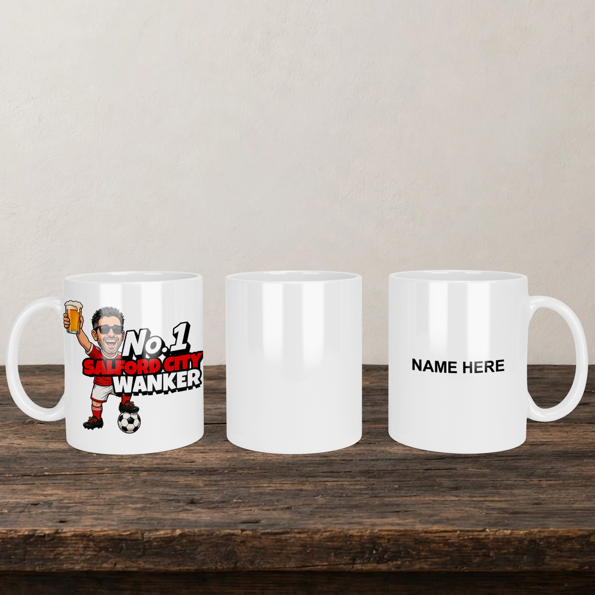Salford City No.1 Wanker Football Mug