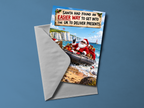 Santa Had Found An Easier Way To Get Into The UK Christmas Card