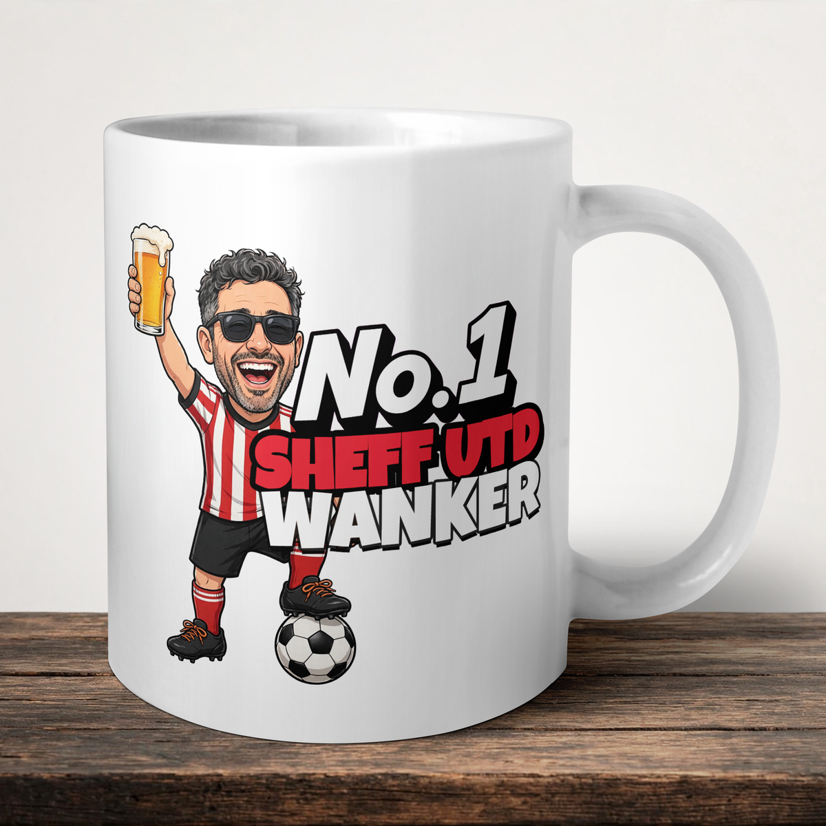 Sheffield United No.1 Wanker Football Mug