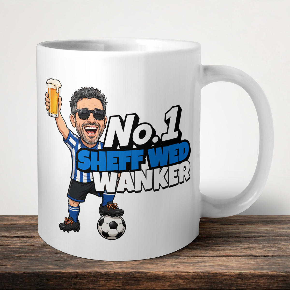 Sheffield Wednesday No.1 Wanker Football Mug