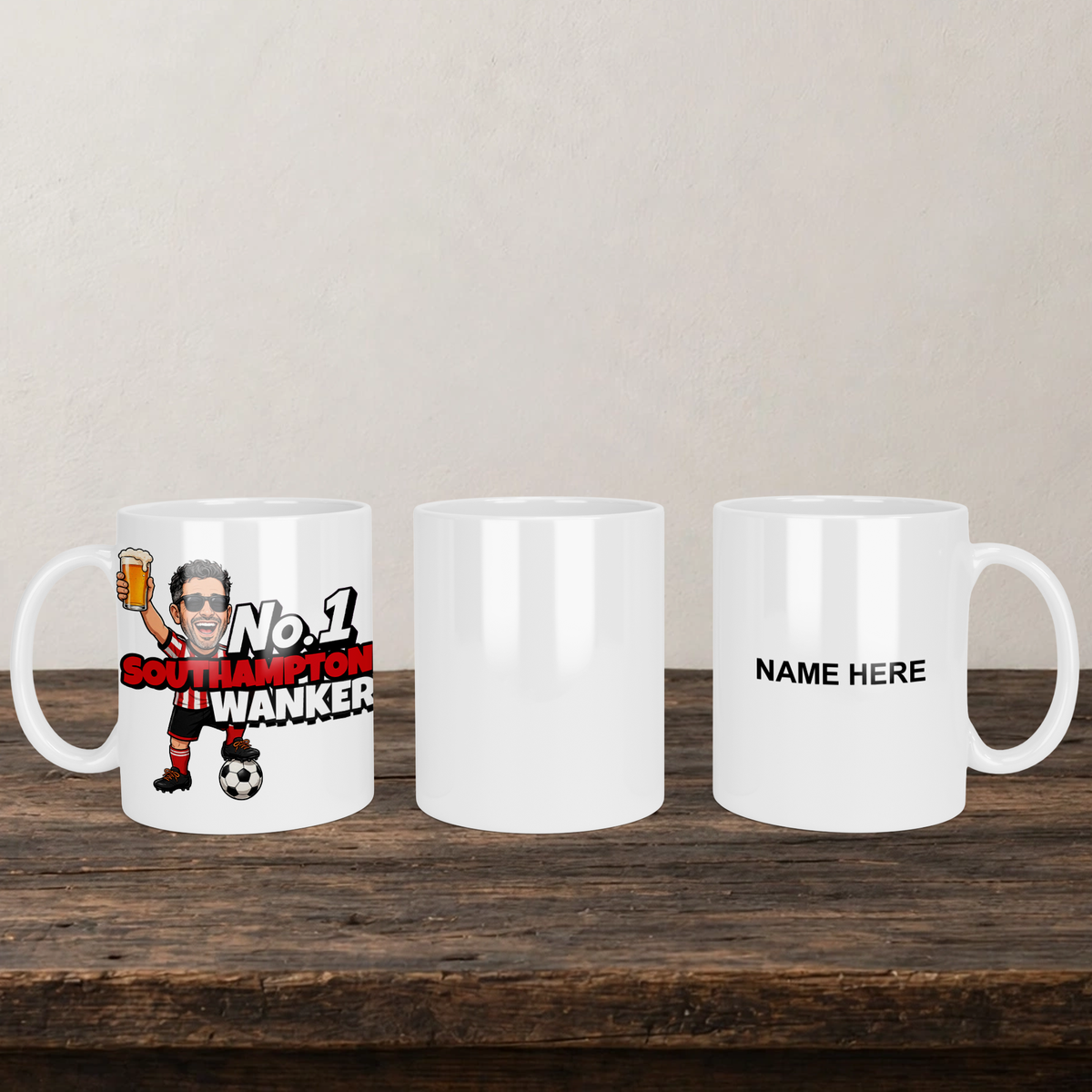 Southampton No.1 Wanker Football Mug