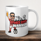 Stoke City No.1 Wanker Football Mug