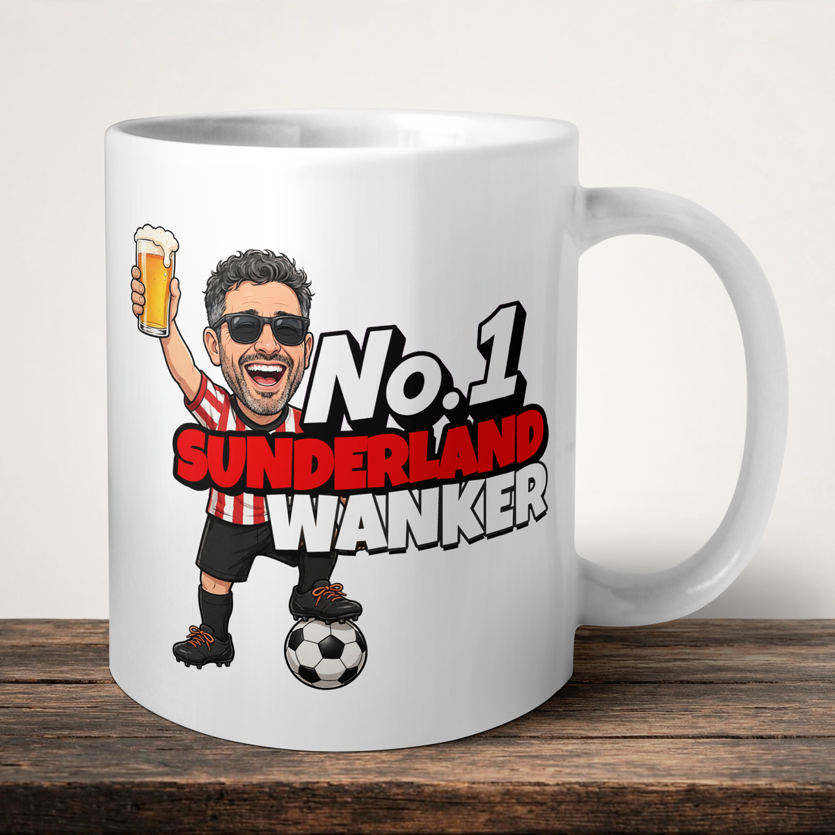 Sunderland No.1 Wanker Football Mug