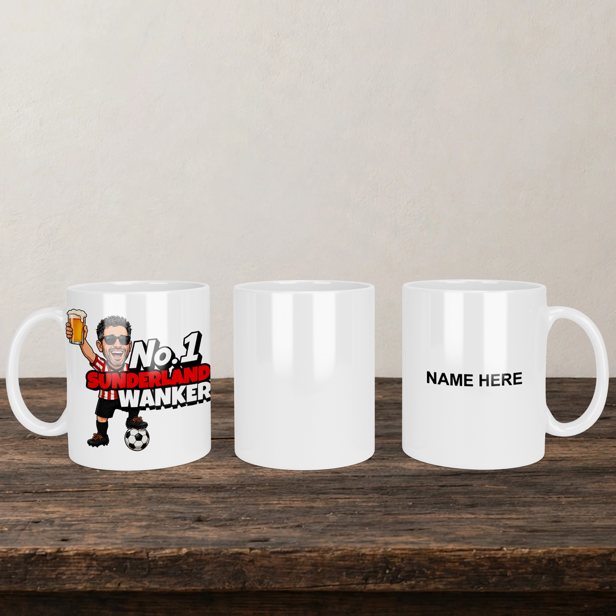 Sunderland No.1 Wanker Football Mug
