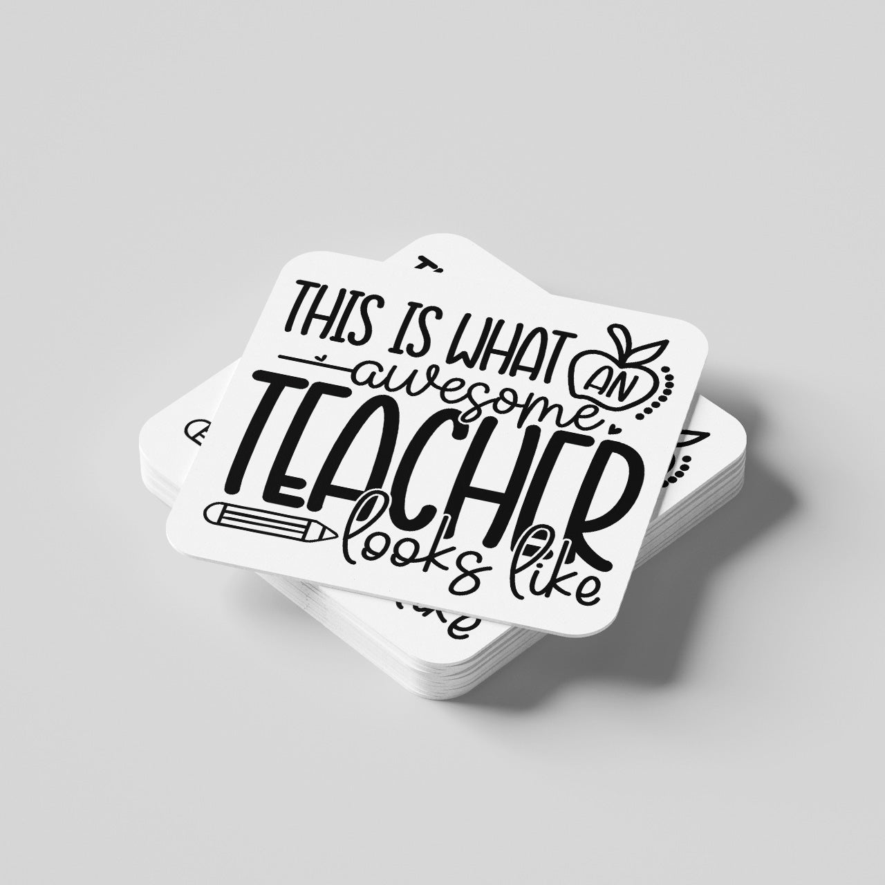 This Is What An Awesome Teacher Looks Like Coaster