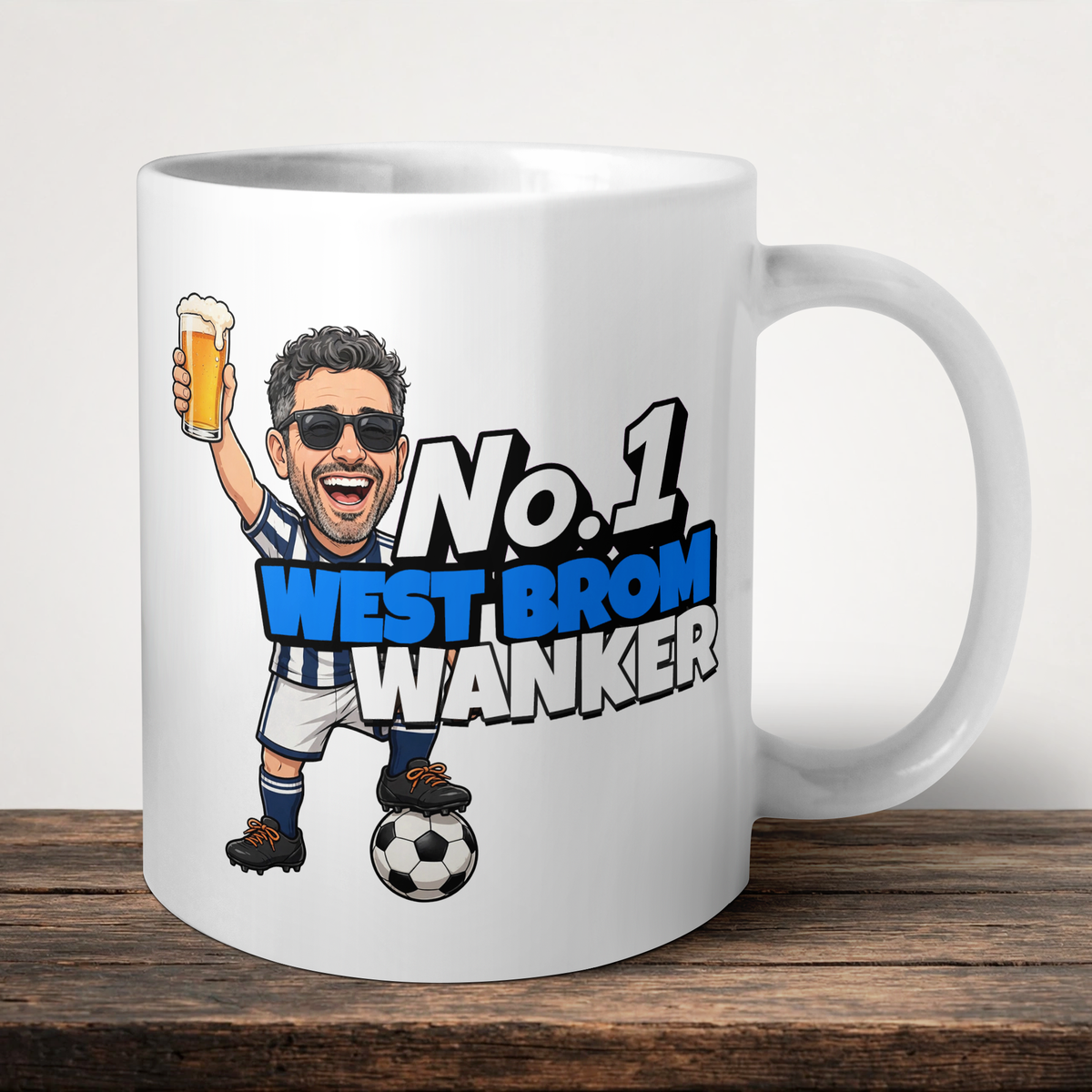 West Brom No.1 Wanker Football Mug