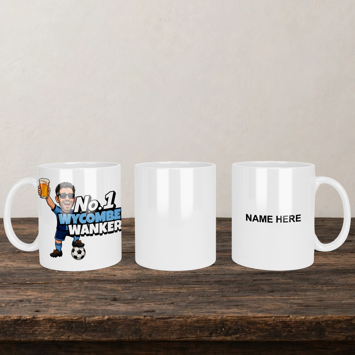 Wycombe Wanderers No.1 Wanker Football Mug