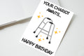 Your Chariot Awaits Card