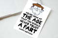 Never Trust A Fart Funny Rude Personalised Birthday Card
