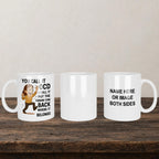 You Call It OCD I Call It Put The Fu*king Thing Back Where It Belongs Woman back view - printed product by Perrys Prints