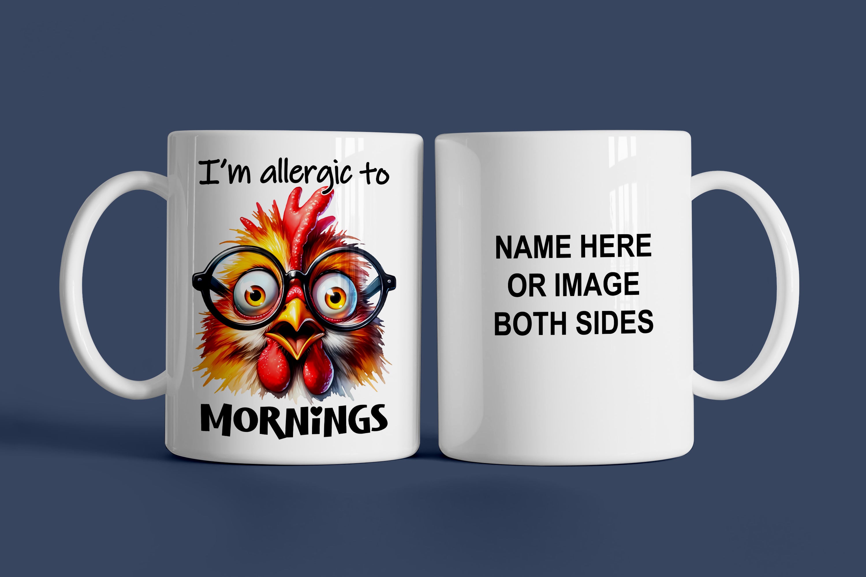 I'm Allergic To Mornings Mug