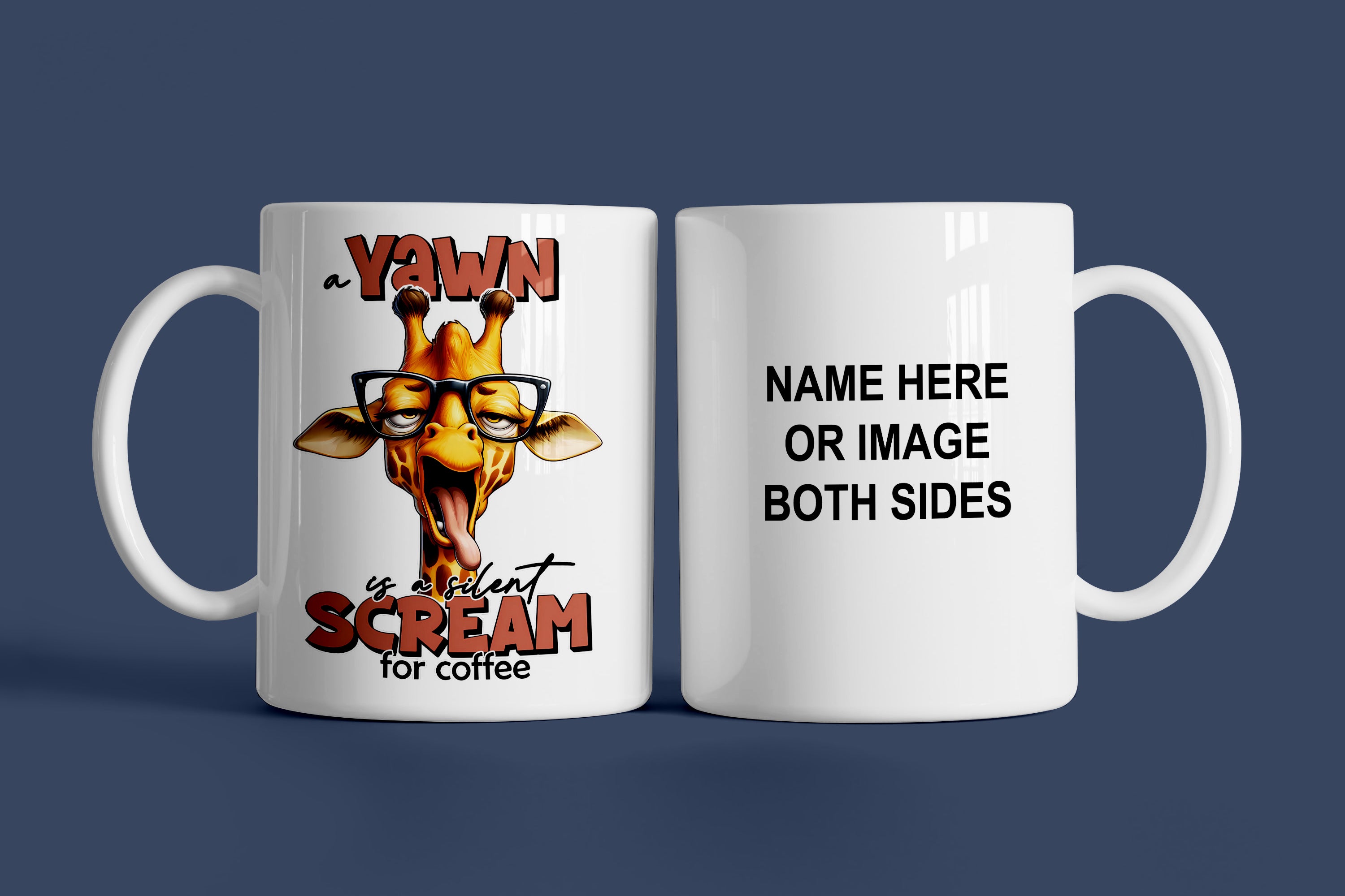 A Yawn Is A Silent Scream Mug