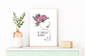 Be Fearlessly Authentic Wall Art Print