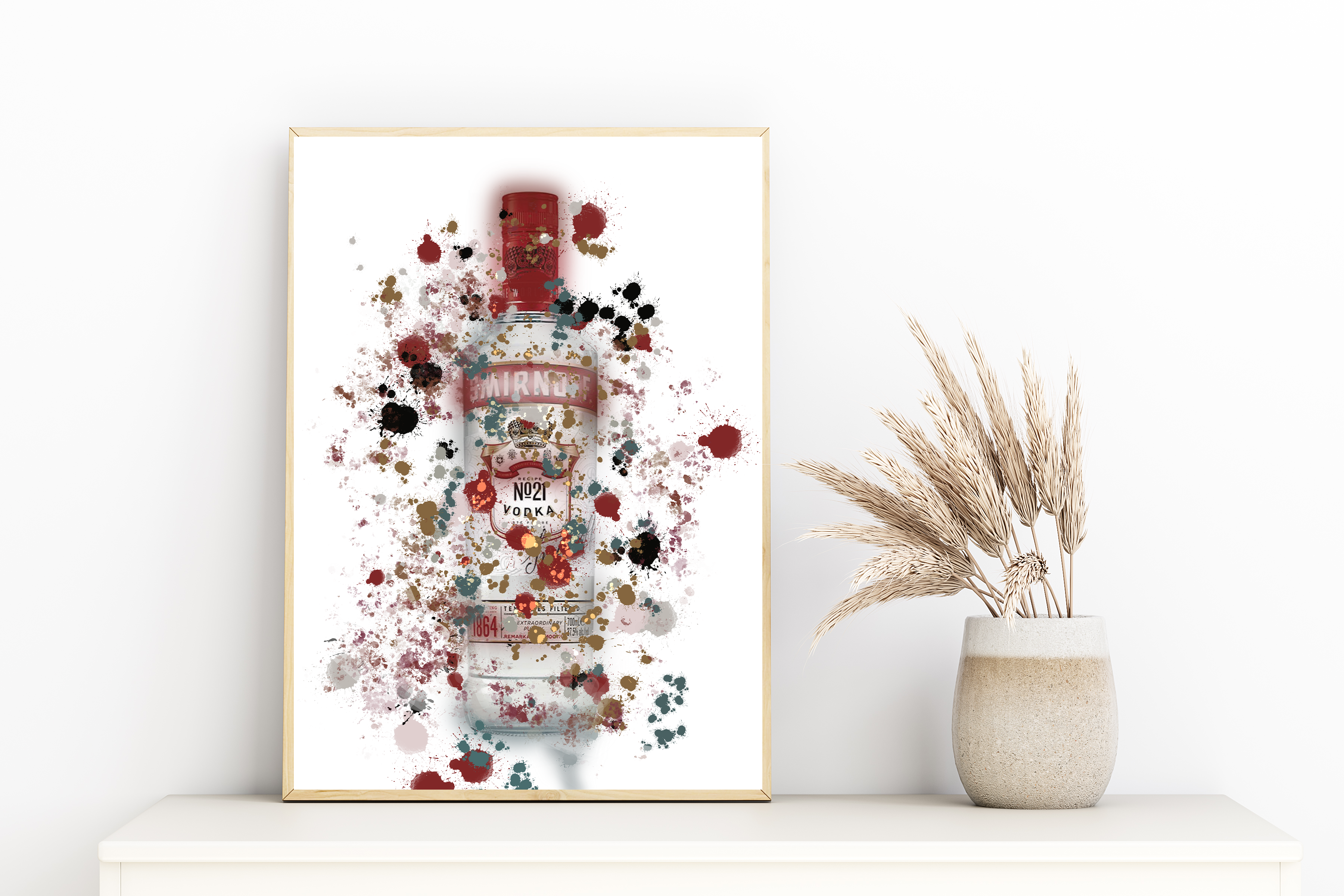 Bottle Design 2 Print