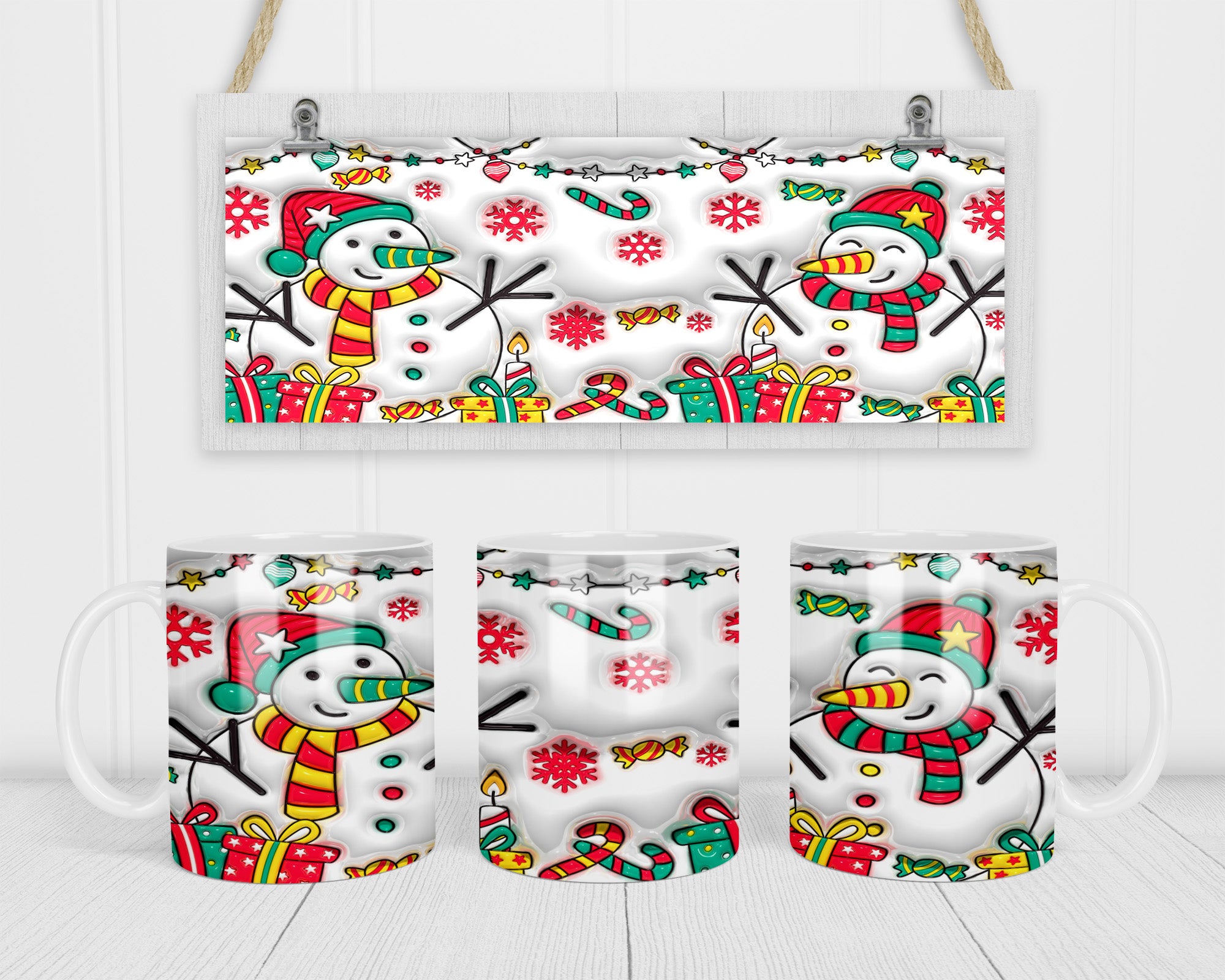 Christmas Inflated Design 3 Mug