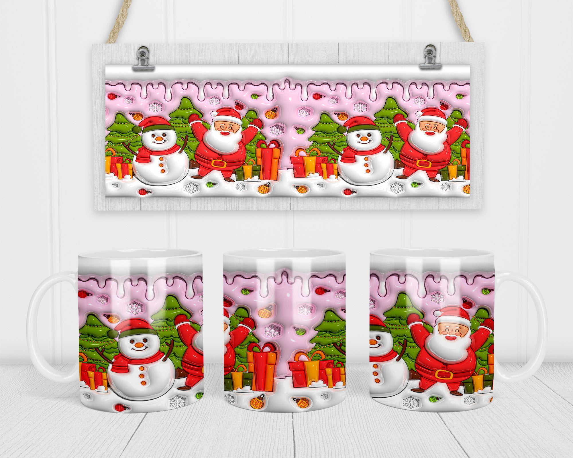 Christmas Inflated Design 4 Mug