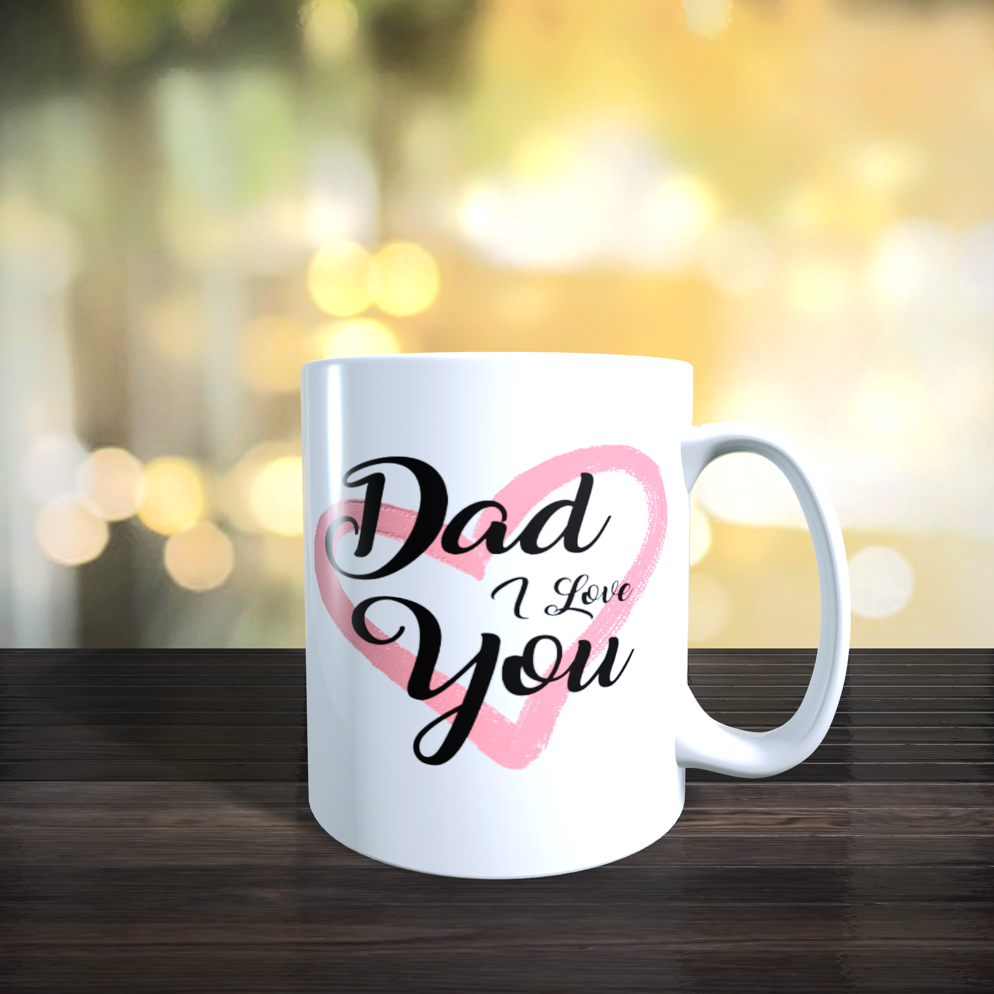Dad I Love You Mug
