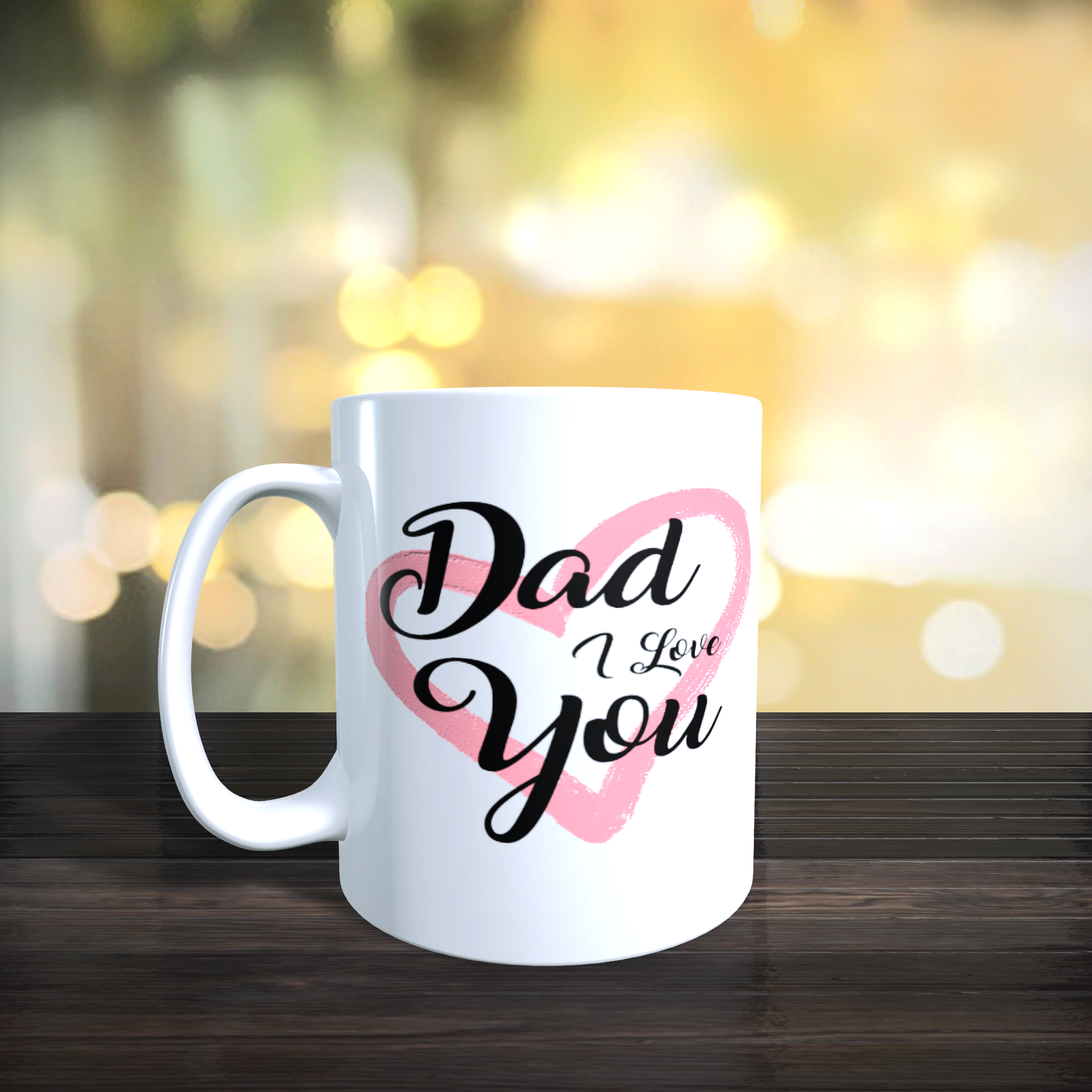 Dad I Love You Mug