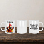 Do I Look Like A Morning Person To You Mug back view - white ceramic printed mug by Perrys Prints