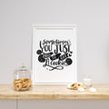 Sometimes You Just Need To Eat A Cookie Wall Art Print