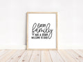 Every Family Has A Story Welcome To Ours Wall Art Print