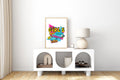 Girls Just Wanna Have Fun 80's Wall Art Print