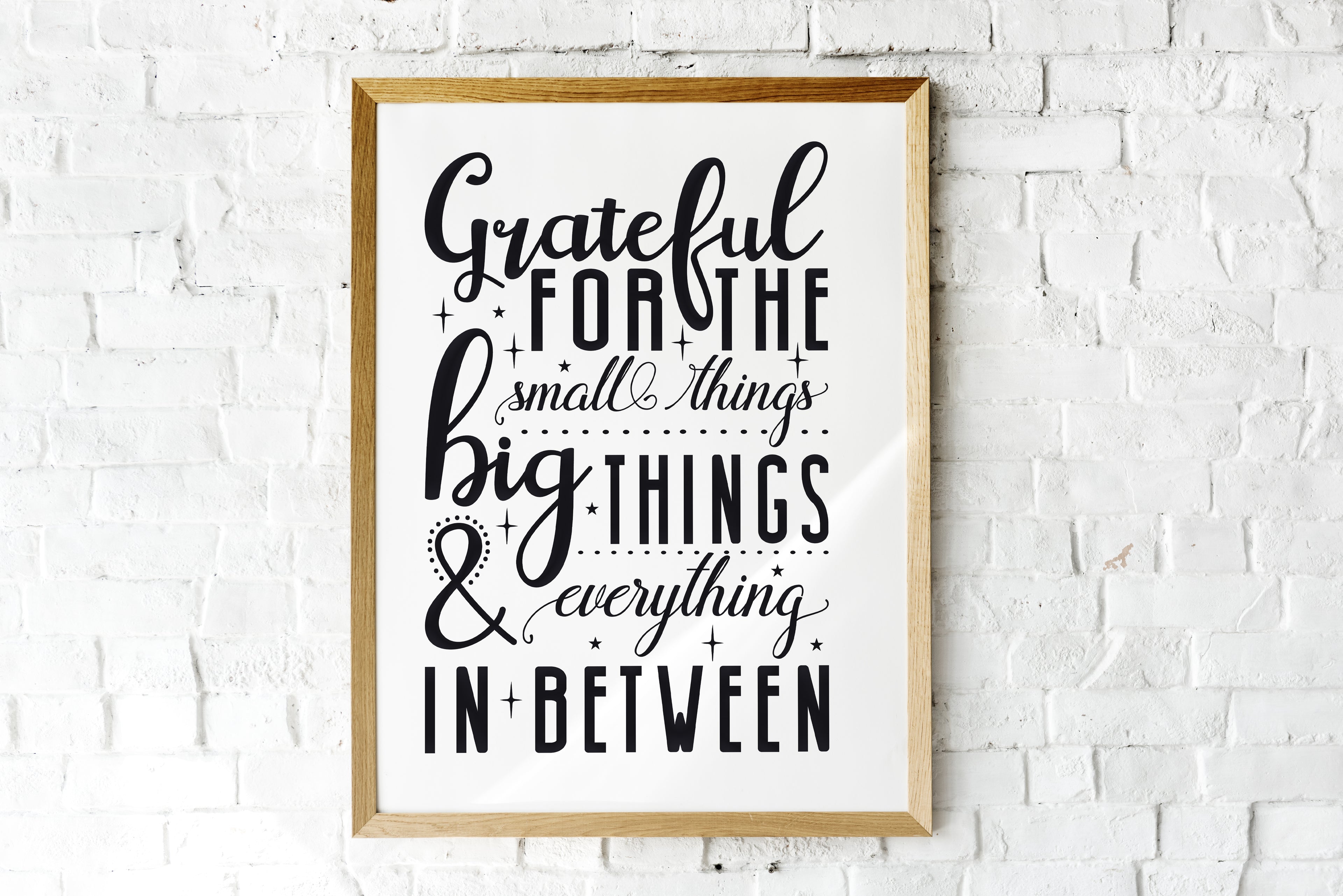 Greatful For The Small Things Print