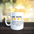 Great In Bed Boyfriend Mug