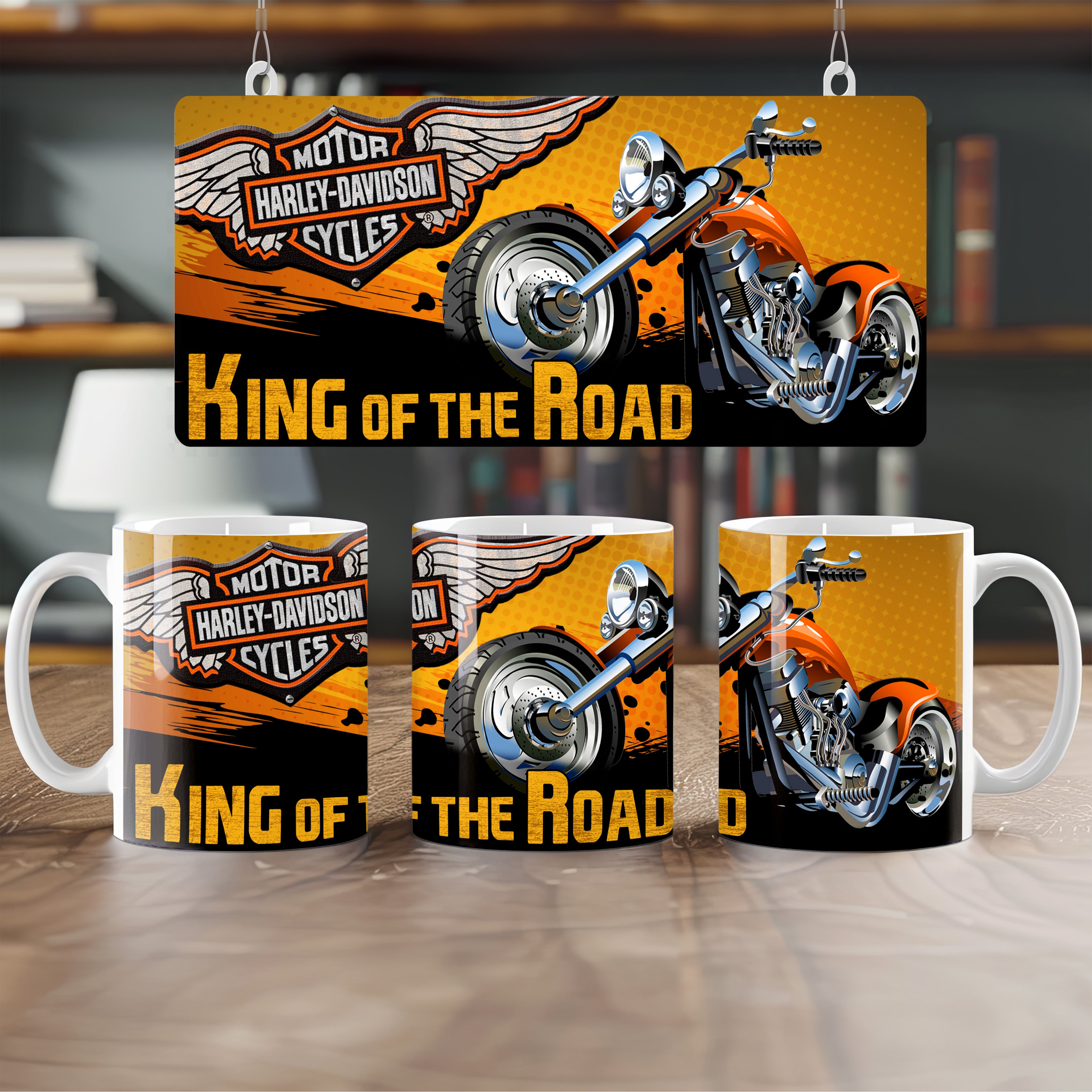 Harley Davidson King Of The Road Mug