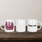 I'm Holding A Cup Of Coffee So Yeah I'm Pretty Busy Mug back view - white ceramic printed mug by Perrys Prints